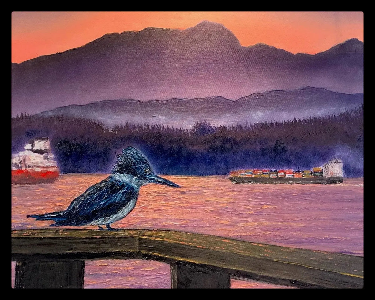 "The Kingfisher – Vancouver, BC" The Art Shop | Artist Graham Watts