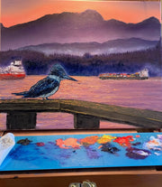 "The Kingfisher – Vancouver, BC" The Art Shop | Artist Graham Watts