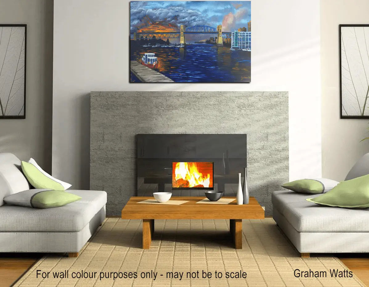 "Burrard Bridge – Vancouver, BC" - The Art Shop | Artist Graham Watts