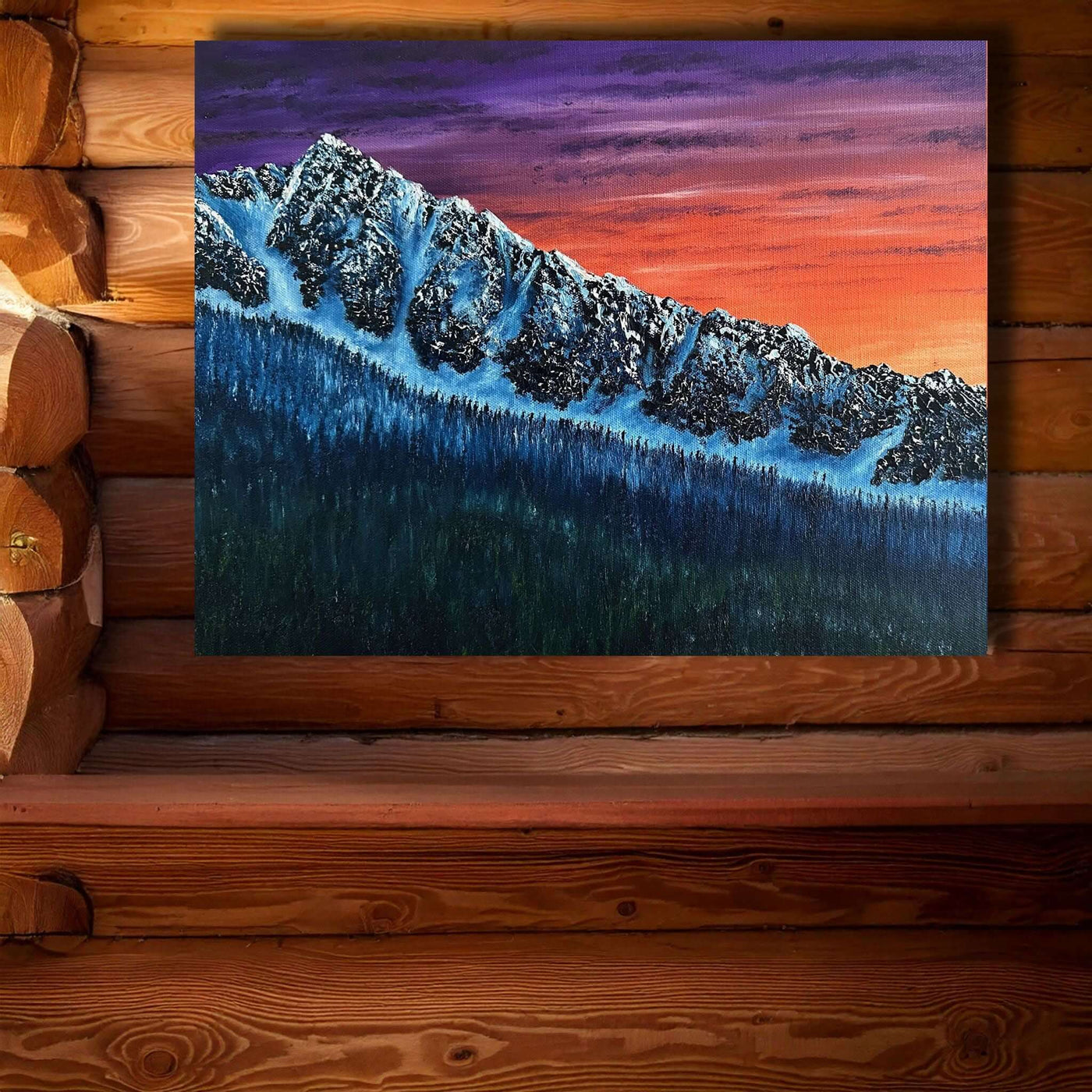 Mountain Art "Whistler Peak – Whistler BC" - Artist Graham Watts | Canadian Oil Painter in Vancouver, BC