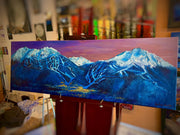 Mountain Landscape Art: "Apres Ski – Whistler Blackcomb, BC" The Art Shop | Artist Graham Watts