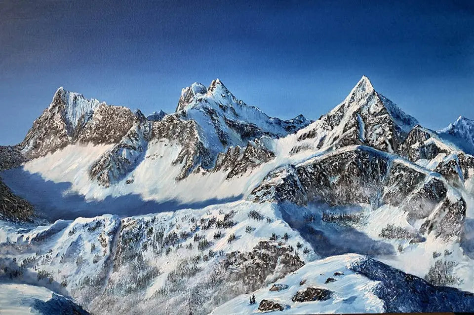 Mountain Landscape Art: Tantalus Range, Squamish BC | Graham Watts, Canadian Oil Painter Vancouver