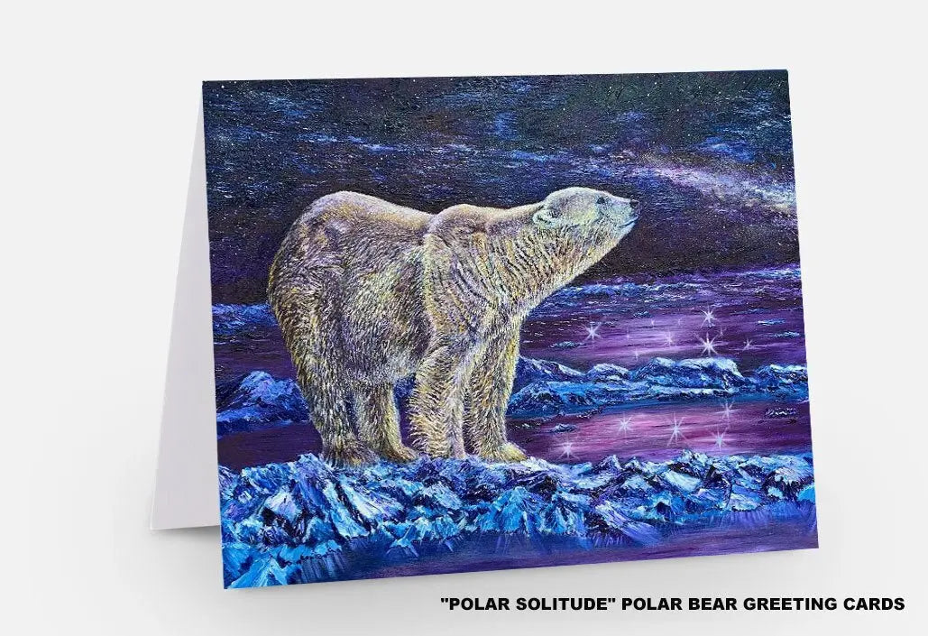 Order Polar Bear Fine Art Greeting Cards - The Art Shop | Artist Graham Watts