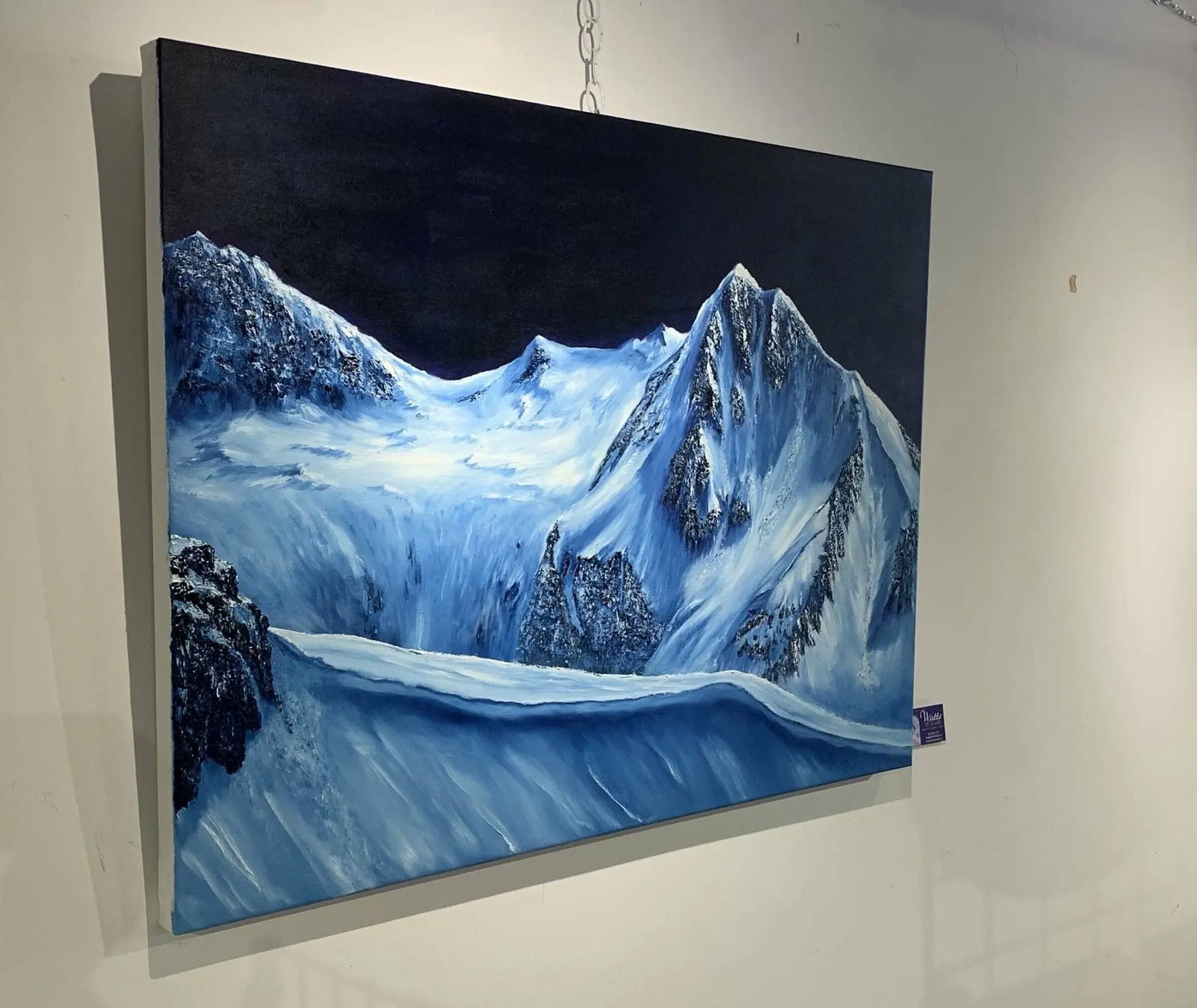 Mountain Landscape Art: "Overlord Mountain & Fissile Peak - Whistler BC" -ondisplay  Artist Graham Watts