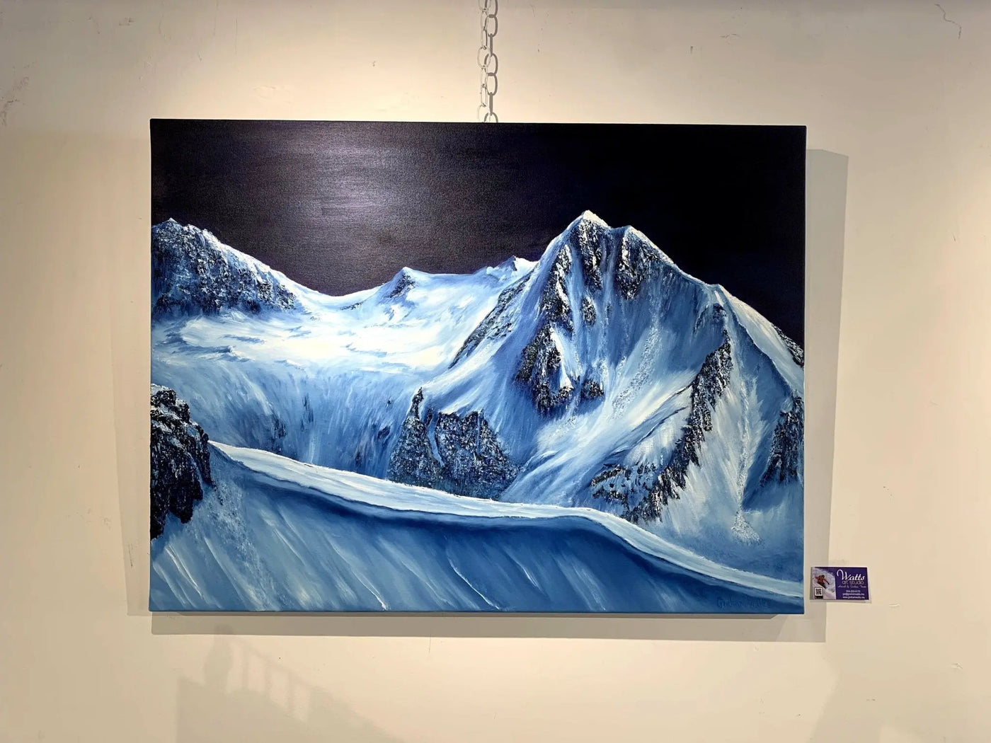 Mountain Landscape Art: "Overlord Mountain & Fissile Peak - Whistler BC" art gallery  Artist Graham Watts