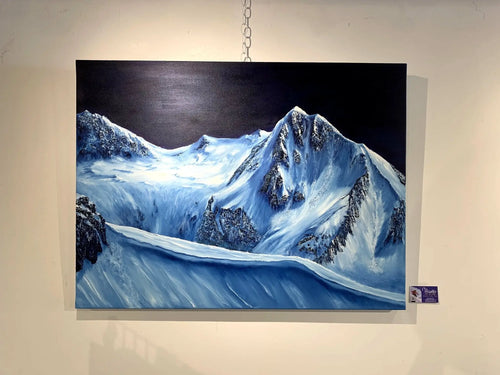 Mountain Landscape Art: "Overlord Mountain & Fissile Peak - Whistler BC" art gallery  Artist Graham Watts