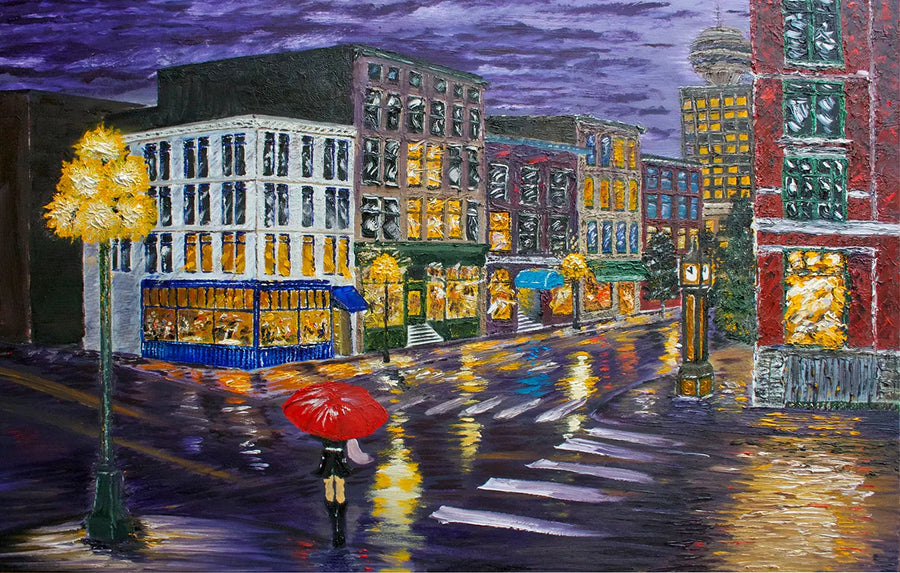 Canvas Gastown Vancouver, BC - Limited Edition Print - Artist Graham Watts