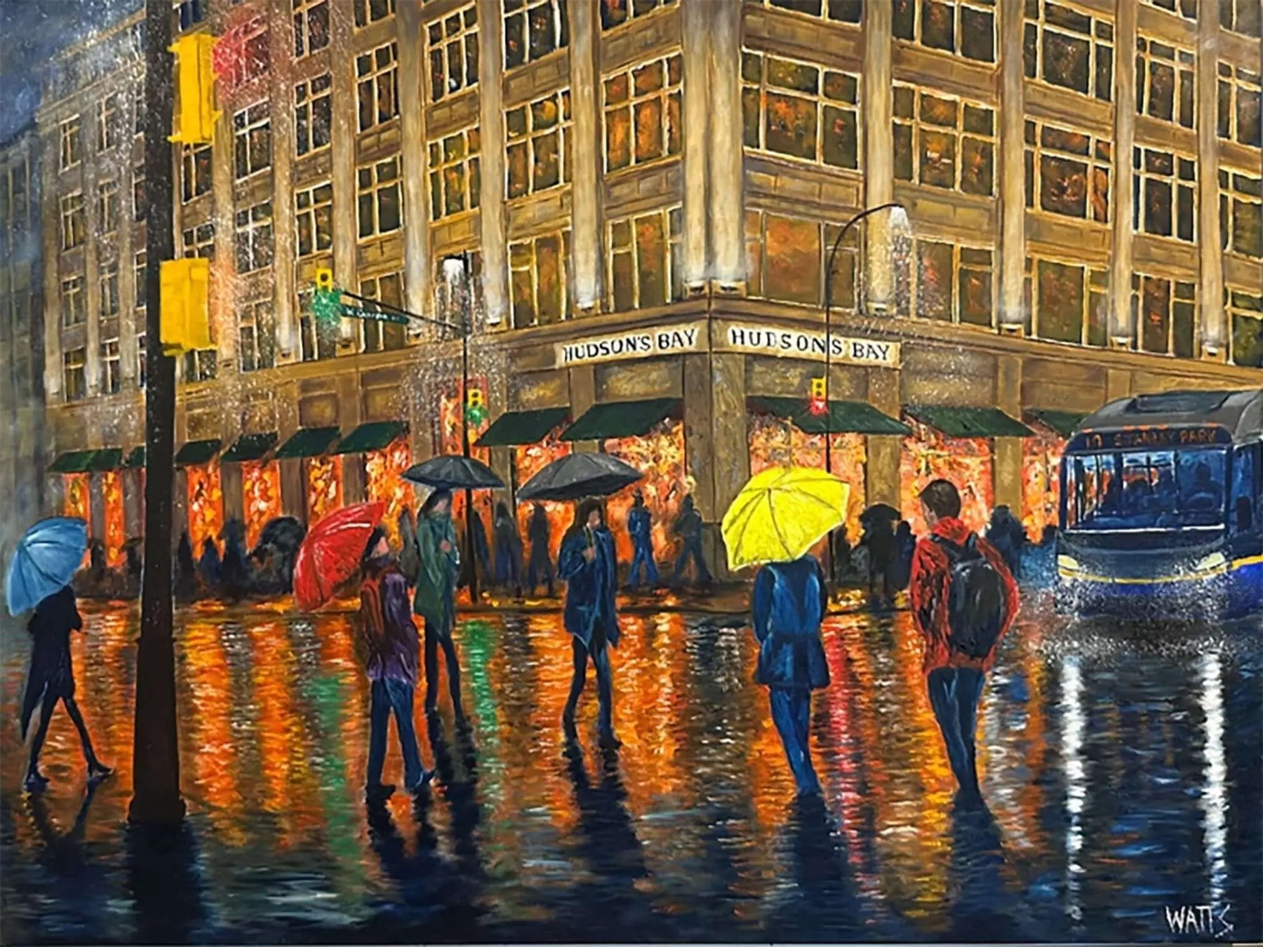 Hudson’s Bay, Vancouver – Original Oil Painting by Graham Watts
