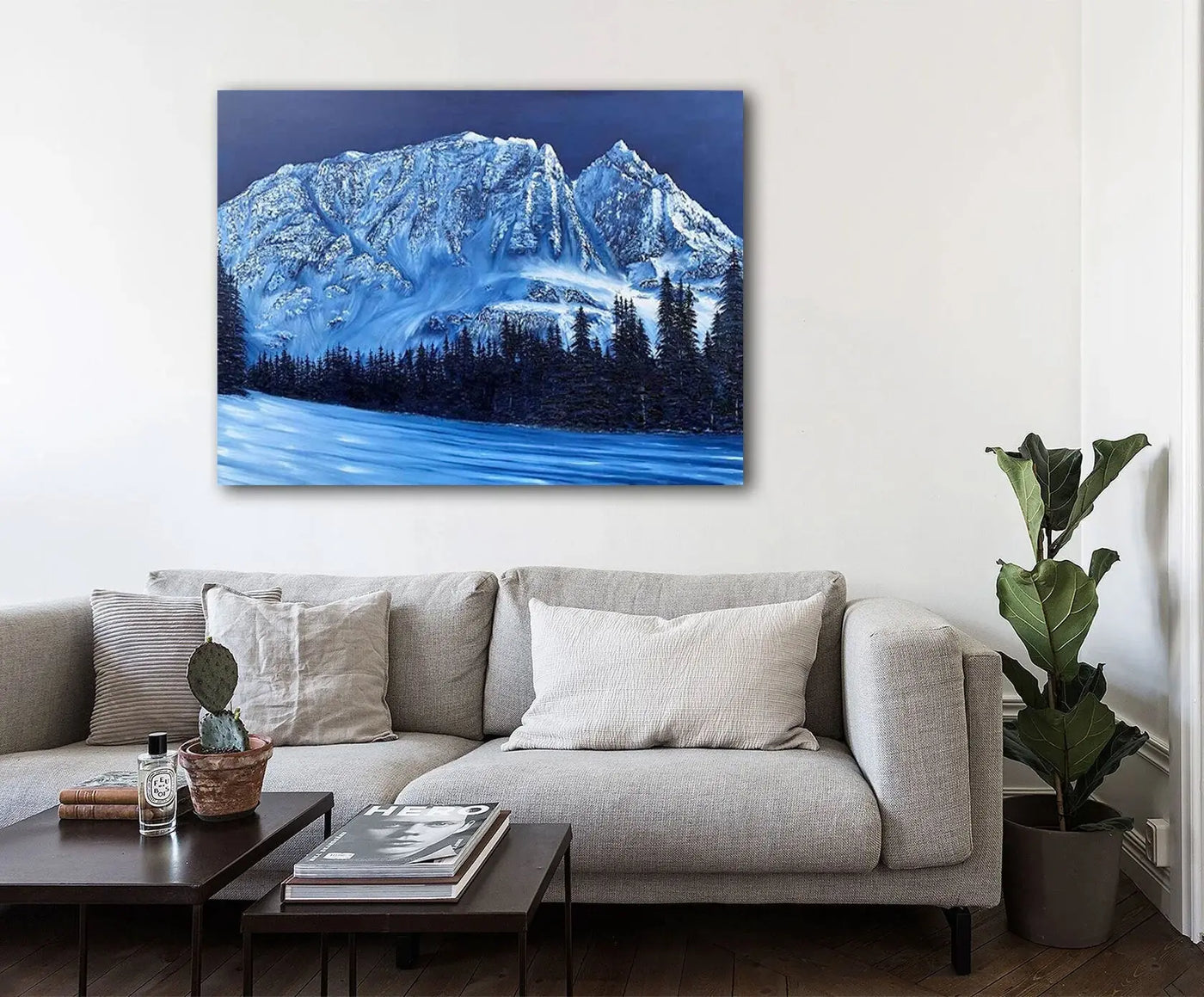 Whistler Blackcomb Art: "7th Heaven - Limited Edition Print - Artist Graham Watts | Canadian Oil Painter in Vancouver, BC