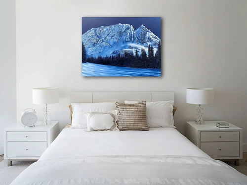 Whistler Blackcomb Art: "7th Heaven - Limited Edition Print - Artist Graham Watts | Canadian Oil Painter in Vancouver, BC