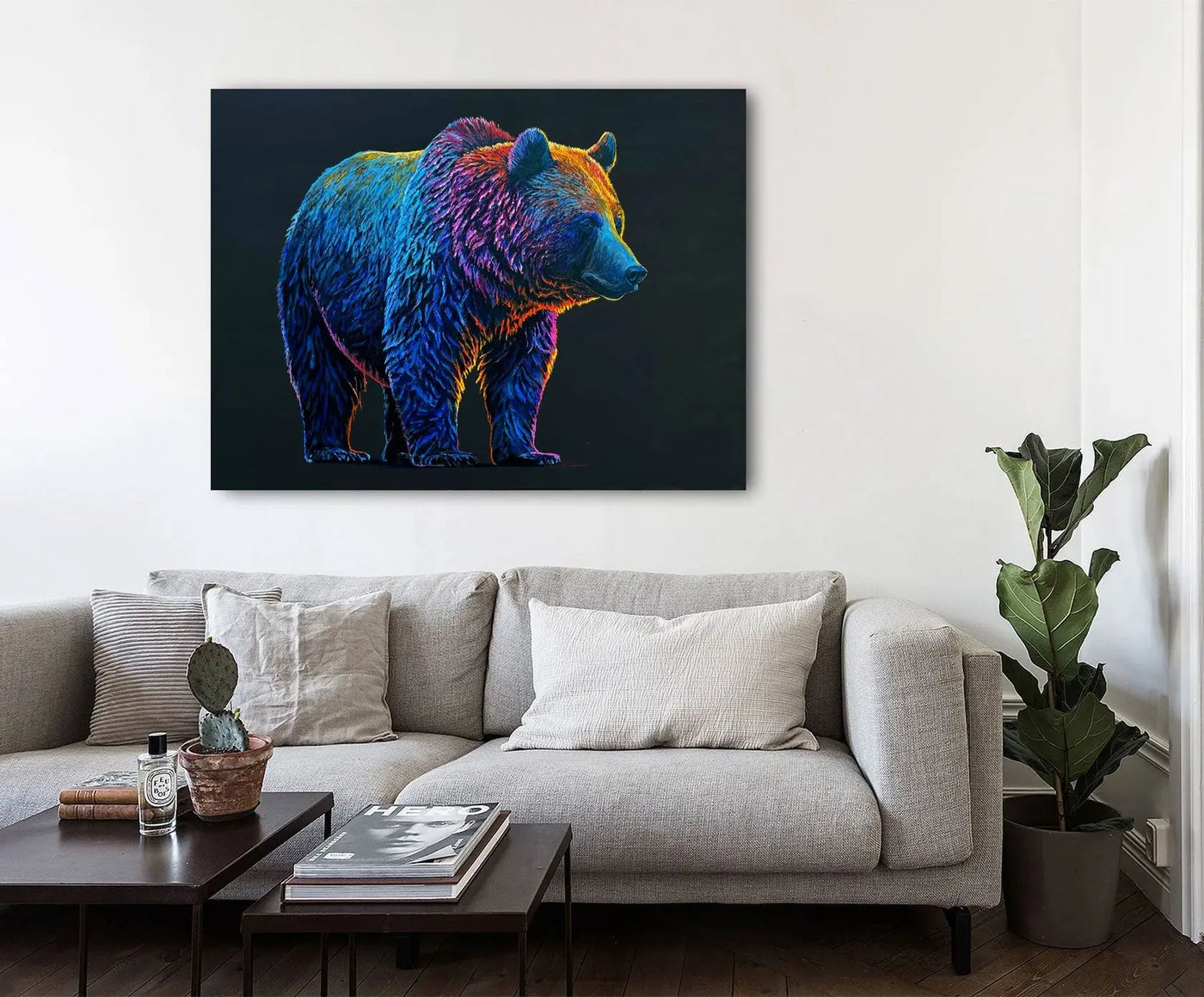 Wildlife Art "Good Luck Bear" Grizzly Bear - Artist Graham Watts | Canadian Oil Painter in Vancouver, BC