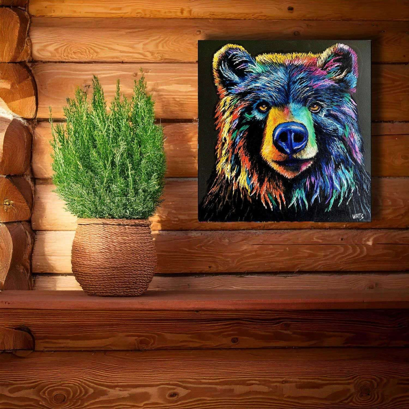 Wildlife Artwork "Radiant Majesty" Grizzly Bear - Artist Graham Watts | Canadian Oil Painter in Vancouver, BC