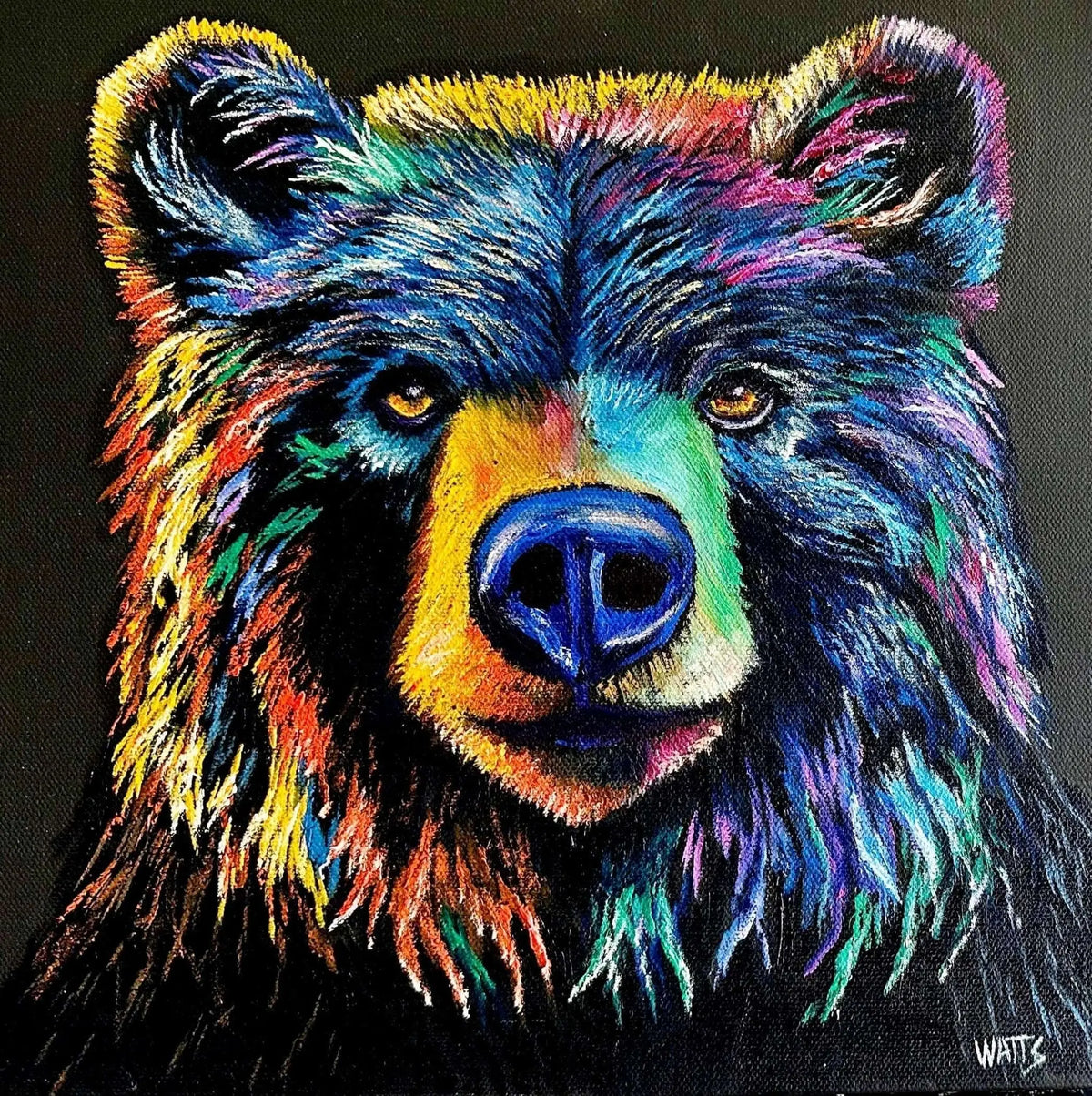 Wildlife Artwork "Radiant Majesty" Grizzly Bear - Artist Graham Watts | Canadian Oil Painter in Vancouver, BC