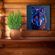 Wildlife Artwork in a living room condo home decor 